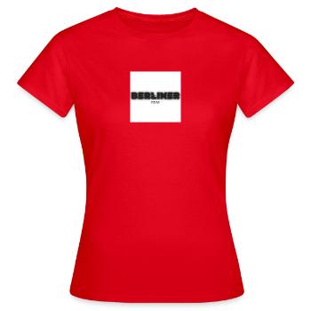 Berlinois depuis 1994 - T-shirt Femme - rouge - Devant - AI Model Female 172 dark (172cm)