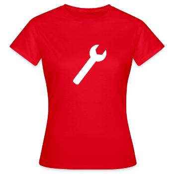 Clé - T-shirt Femme - rouge - Devant - AI Model Female 172 dark (172cm)
