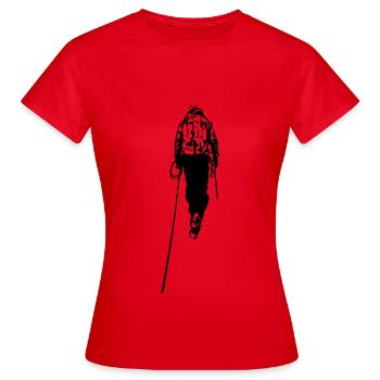 Les guides de montagne - T-shirt Femme - rouge - Devant - AI Model Female 172 dark (172cm)