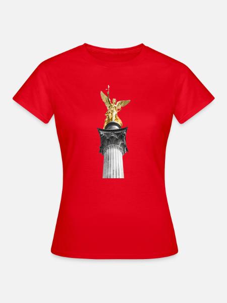 Friedensengel - Frauen T-Shirt - Rot