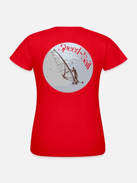 Speed-Sail - T-shirt Femme - rouge