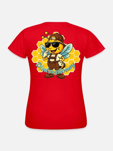 Dintershoney - Frauen T-Shirt - Rot