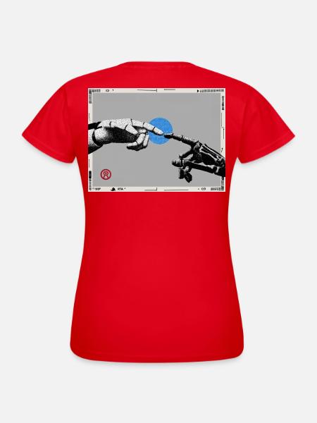  Die letzte Schöpfung - Frauen T-Shirt - Rot