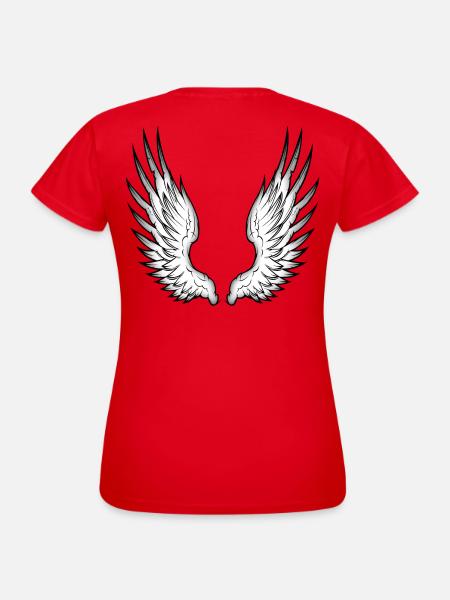 angel wings - Women's T-Shirt - red