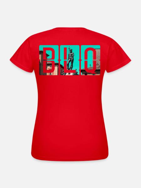 Flughafen BLQ Bologna - Frauen T-Shirt - Rot