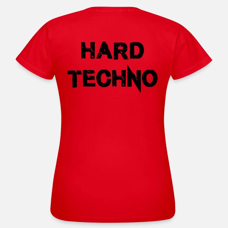 Hard Techno - Women's T-Shirt - red
