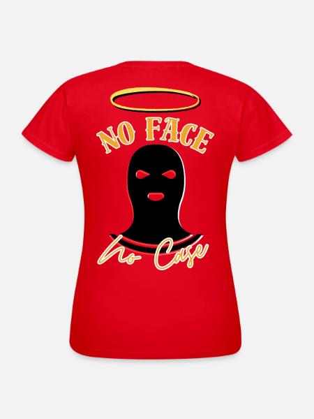 Kein Gesicht, kein Fall - Frauen T-Shirt - Rot