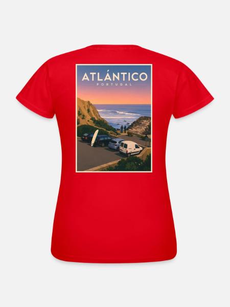 Atlantico Portugal - Frauen T-Shirt - Rot