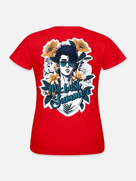 Mein bester Sommer - Frauen T-Shirt - Rot