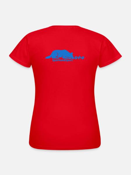 SHS Logo blau - Frauen T-Shirt - Rot