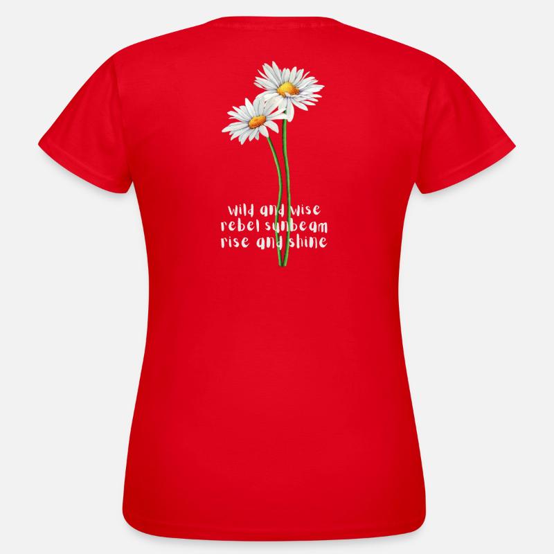 Oprørsk solstråle - Dame-T-shirt - rød