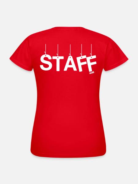 T-shirt technisch team (lokale bemanning, personeel, team) - Vrouwen T-shirt - rood