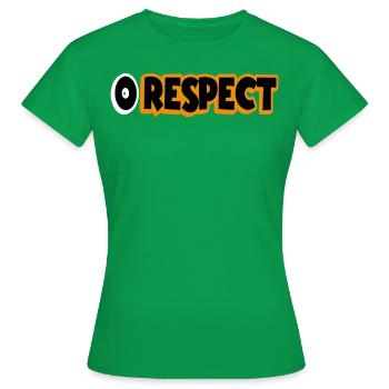 0 Respect - Respect nul - T-shirt Femme - vert - Devant - AI Model Female 172 dark (172cm)