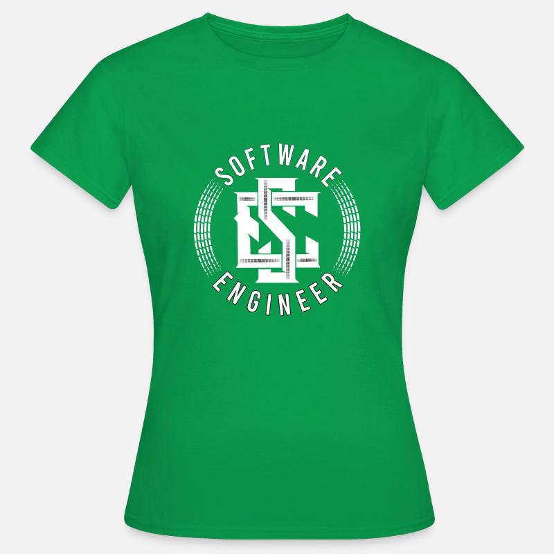 Software developer for coders - Women's T-Shirt - kelly green