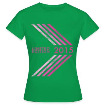 2007 Limited Edition Geburtstag Mädchen - Frauen T-Shirt - Kelly Green - Vorne - AI Model Female 172 dark (172cm)