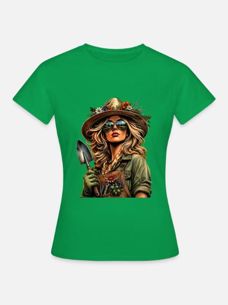 Gärtnerin Gartenliebe - Frauen T-Shirt - Kelly Green