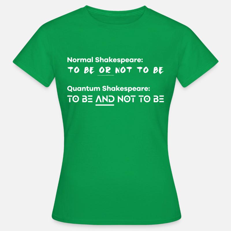 Funny Quantum Physics Quantum Computing - Women's T-Shirt - kelly green