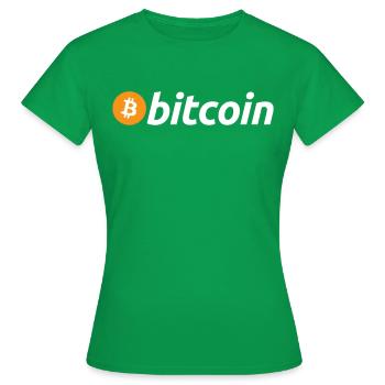Bitcoin BTC Coin Crypto Trader #bitcoin avenir - T-shirt Femme - vert - Devant - AI Model Female 172 dark (172cm)