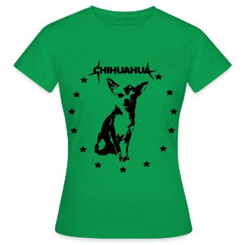 chihuahua - T-shirt Femme - vert - Devant - AI Model Female 172 dark (172cm)