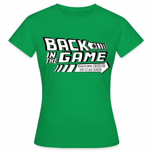 BACK IN THE GAME T SHIRT BLANC - T-shirt Femme