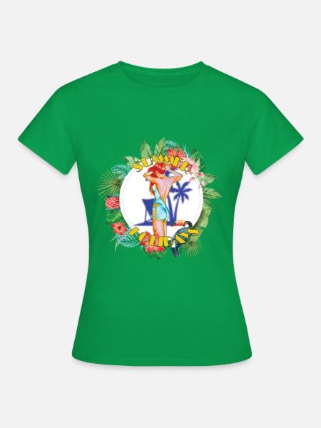 Summer Holidays - Frauen T-Shirt - Kelly Green
