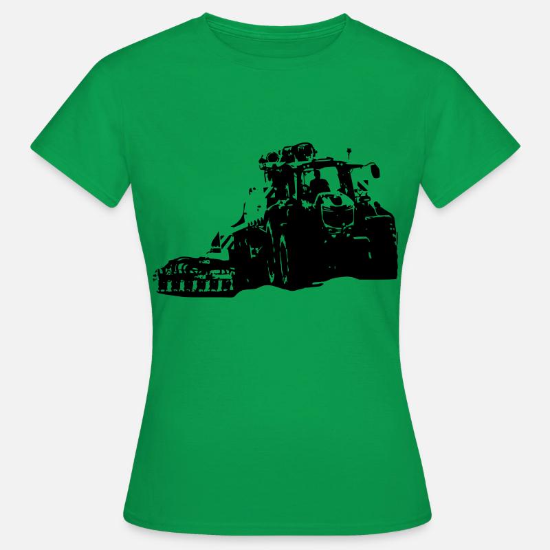 Driving Deutz when manure - Women's T-Shirt - kelly green