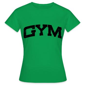 GYM - T-shirt Femme - vert - Devant - AI Model Female 172 dark (172cm)