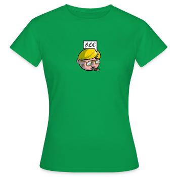 Herr mago - Monsieur pognon - Frauen T-Shirt - Kelly Green - Vorne - AI Model Female 172 dark (172cm)