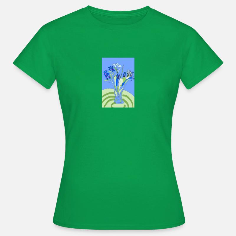 Spring Flowers - Women's T-Shirt - kelly green