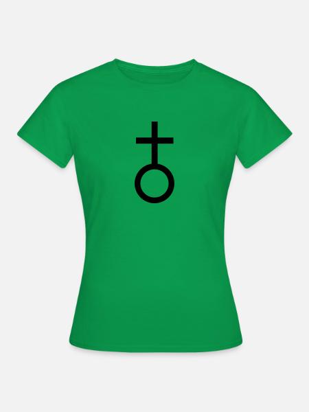 Kugelkreuz - Frauen T-Shirt - Kelly Green