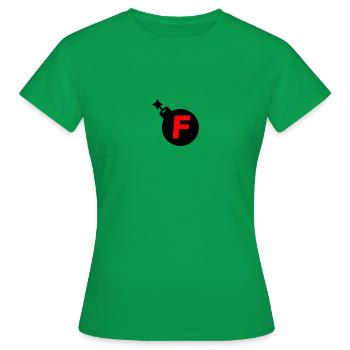 F-Bombe - Frauen T-Shirt - Kelly Green - Vorne - AI Model Female 172 dark (172cm)