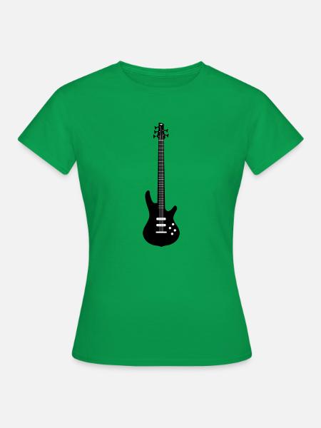 5 Saiter Bass - Frauen T-Shirt - Kelly Green