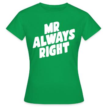 M. toujours juste - T-shirt Femme - vert - Devant - AI Model Female 172 dark (172cm)