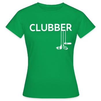Clubber ! - T-shirt Femme - vert - Devant - AI Model Female 172 dark (172cm)