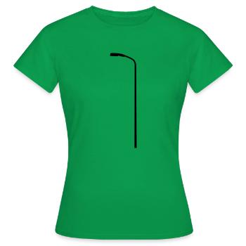 Street lamp off - Women's T-Shirt - kelly green - Front - AI Model Female 172 dark (172cm)