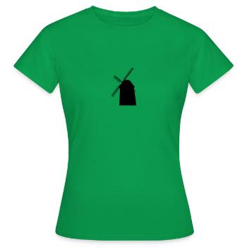 Moulin à vent - T-shirt Femme - vert - Devant - AI Model Female 172 dark (172cm)
