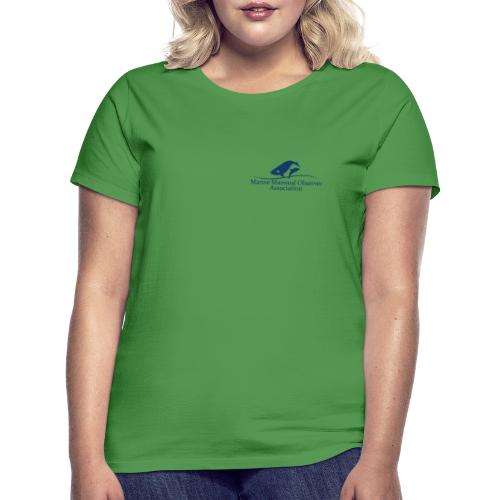 MMOA Logo Blue Marine Fauna Observer on back - Women's T-Shirt
