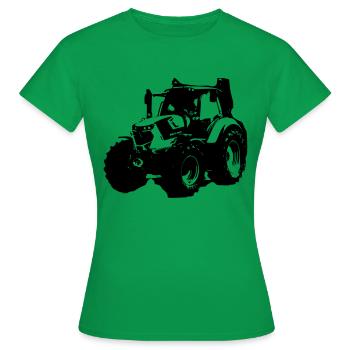 Nouveau design Agrotron Deutz - T-shirt Femme - vert - Devant - AI Model Female 172 dark (172cm)