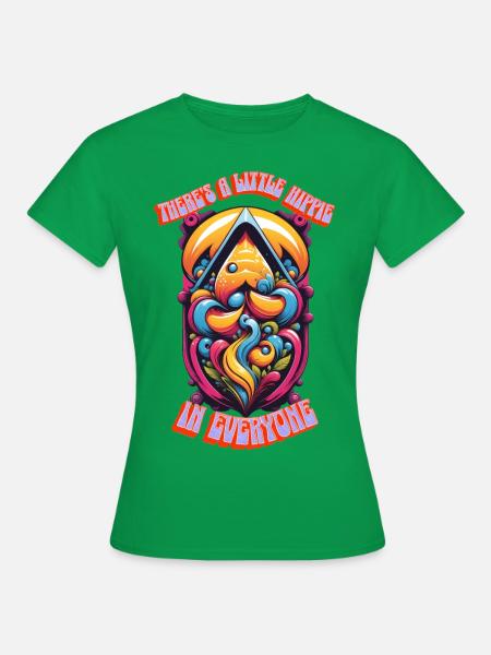 Il y a un peu de hippie en tout le monde 8 - T-shirt Femme - vert