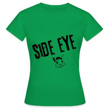Subtile Blicke | Jugendwort - Frauen T-Shirt - Kelly Green - Vorne - AI Model Female 172 dark (172cm)