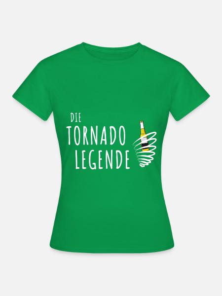 Die Tornado Legende - Frauen T-Shirt - Kelly Green
