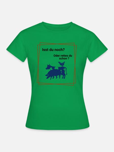 Tier Liebe - Frauen T-Shirt - Kelly Green