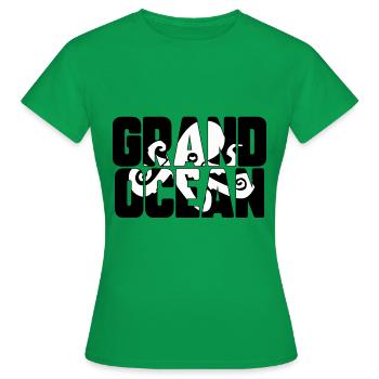 Grand océan - T-shirt Femme - vert - Devant - AI Model Female 172 dark (172cm)