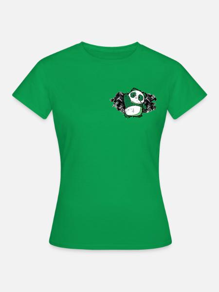 Panda - En Graffiti 2 - T-shirt Femme - vert