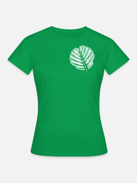 Blatt Erle - Frauen T-Shirt - Kelly Green