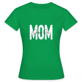 Shar Pei mom - Women's T-Shirt - kelly green - Front - AI Model Female 172 dark (172cm)