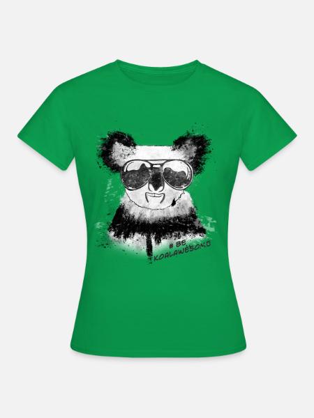 Koala #Cool - Frauen T-Shirt - Kelly Green