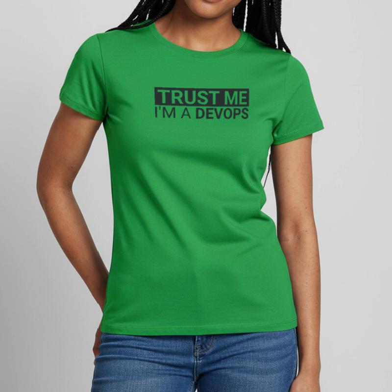 "DevOps Trust | Softwareentwicklung" Frauen T-Shirt