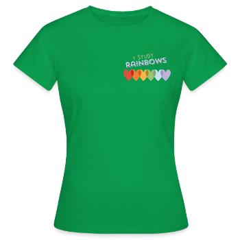 Rainbows - Frauen T-Shirt - Kelly Green - Vorne - AI Model Female 172 dark (172cm)