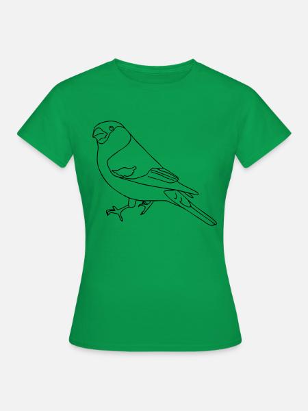bouvreuil - T-shirt Femme - vert
